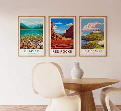 Red Rocks Amphitheatre Travel Poster