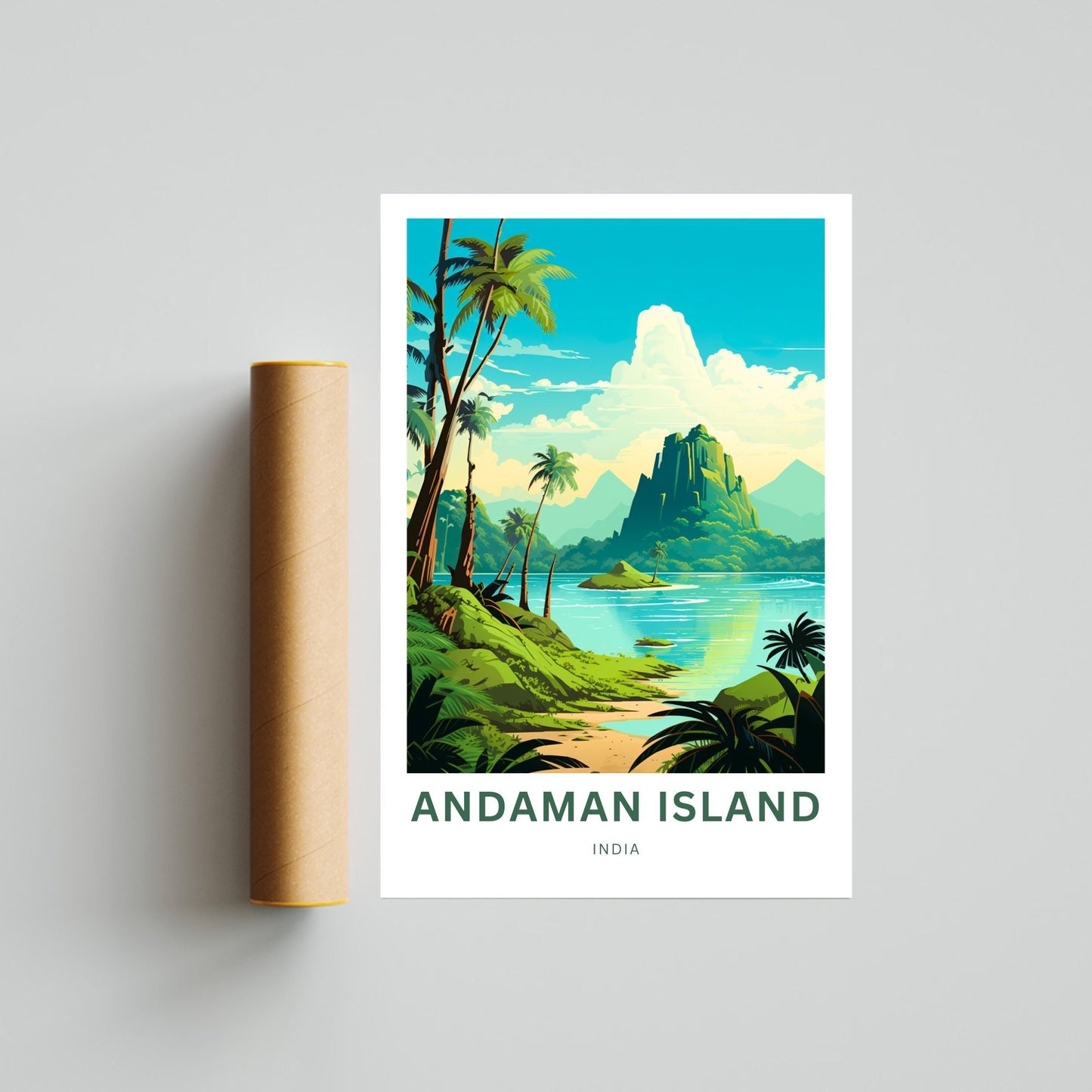 Andaman Island Travel Poster