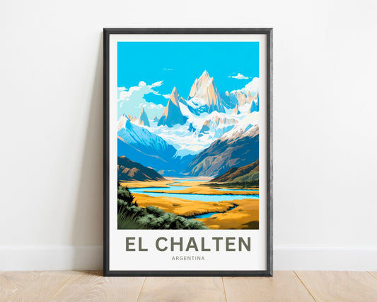 El Chalten Travel Poster