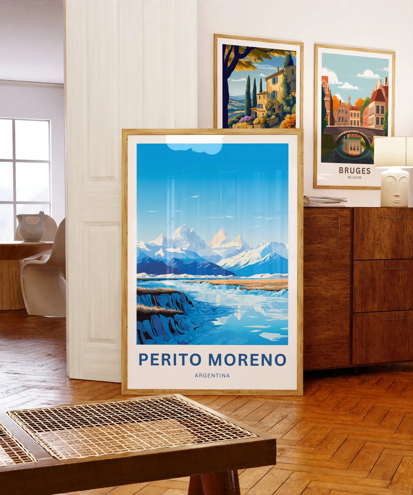 Perito Moreno Travel Poster