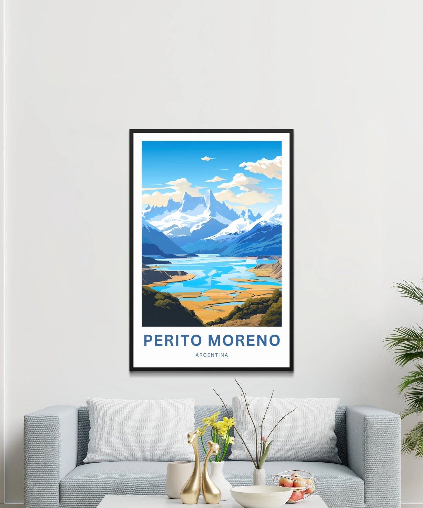 Perito Moreno Travel Poster