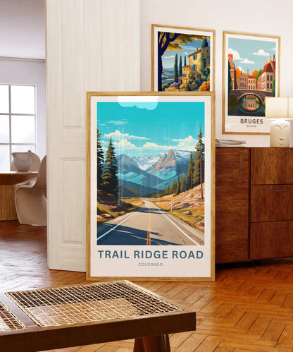 Trail Ridge Road Travel Poster