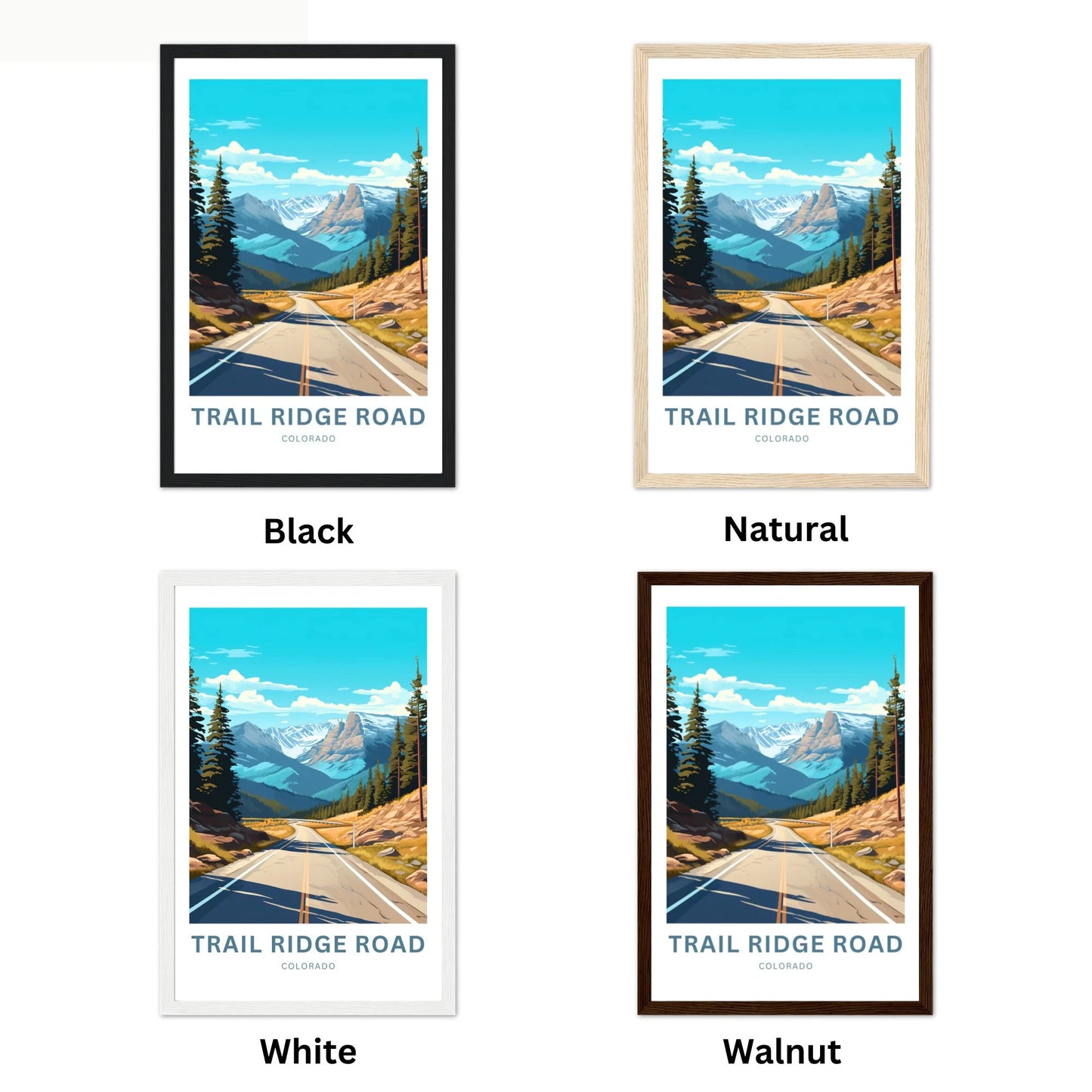 Trail Ridge Road Travel Poster