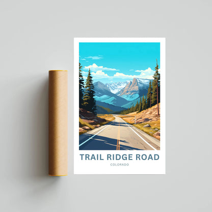 Trail Ridge Road Travel Poster