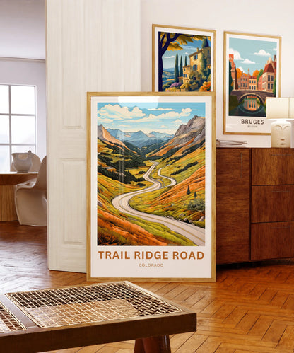 Trail Ridge Road Travel Poster