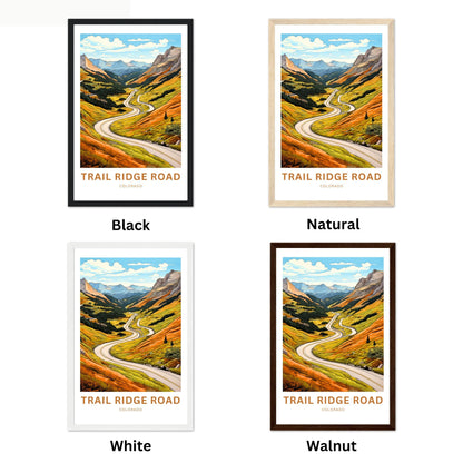 Trail Ridge Road Travel Poster