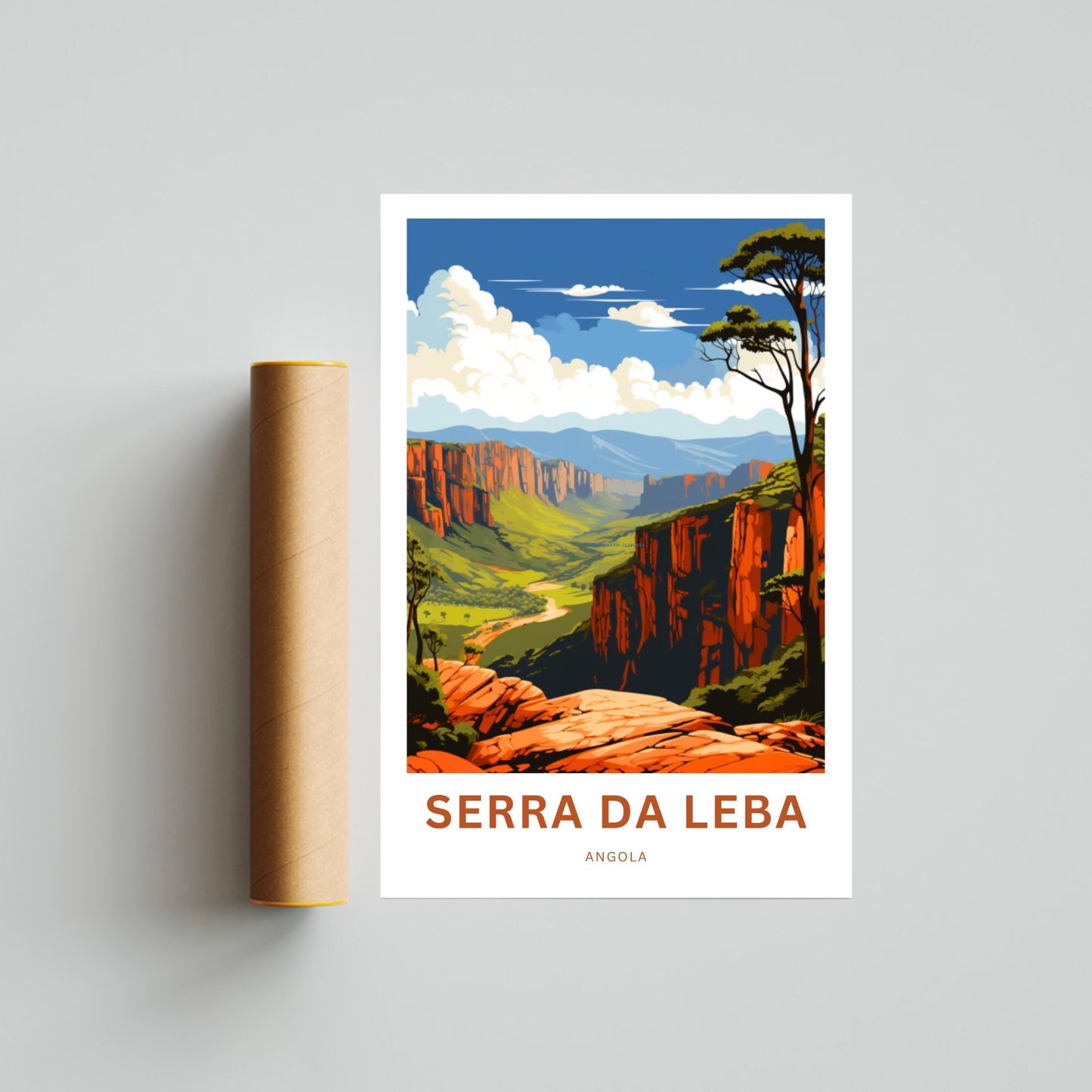 Serra da Leba Travel Poster