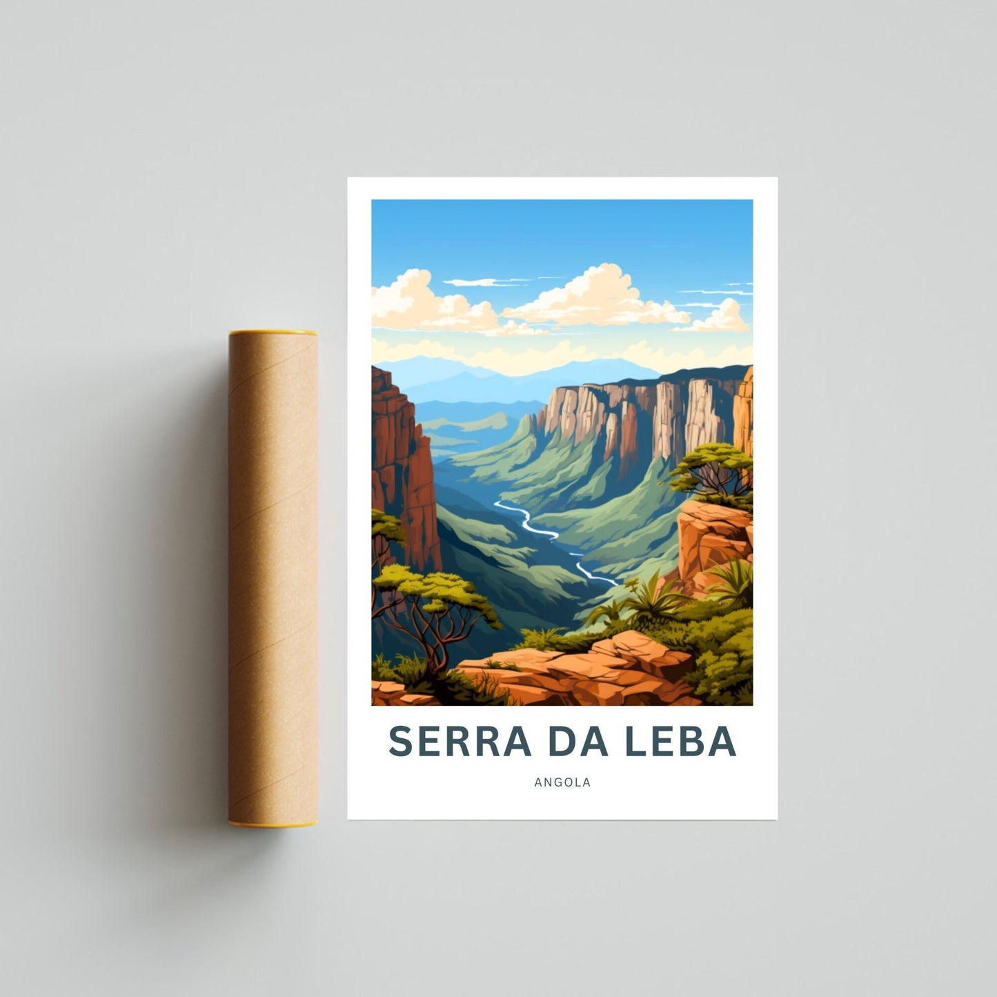 Serra da Leba Travel Poster