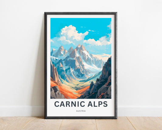 Carnic Alps Travel Poster
