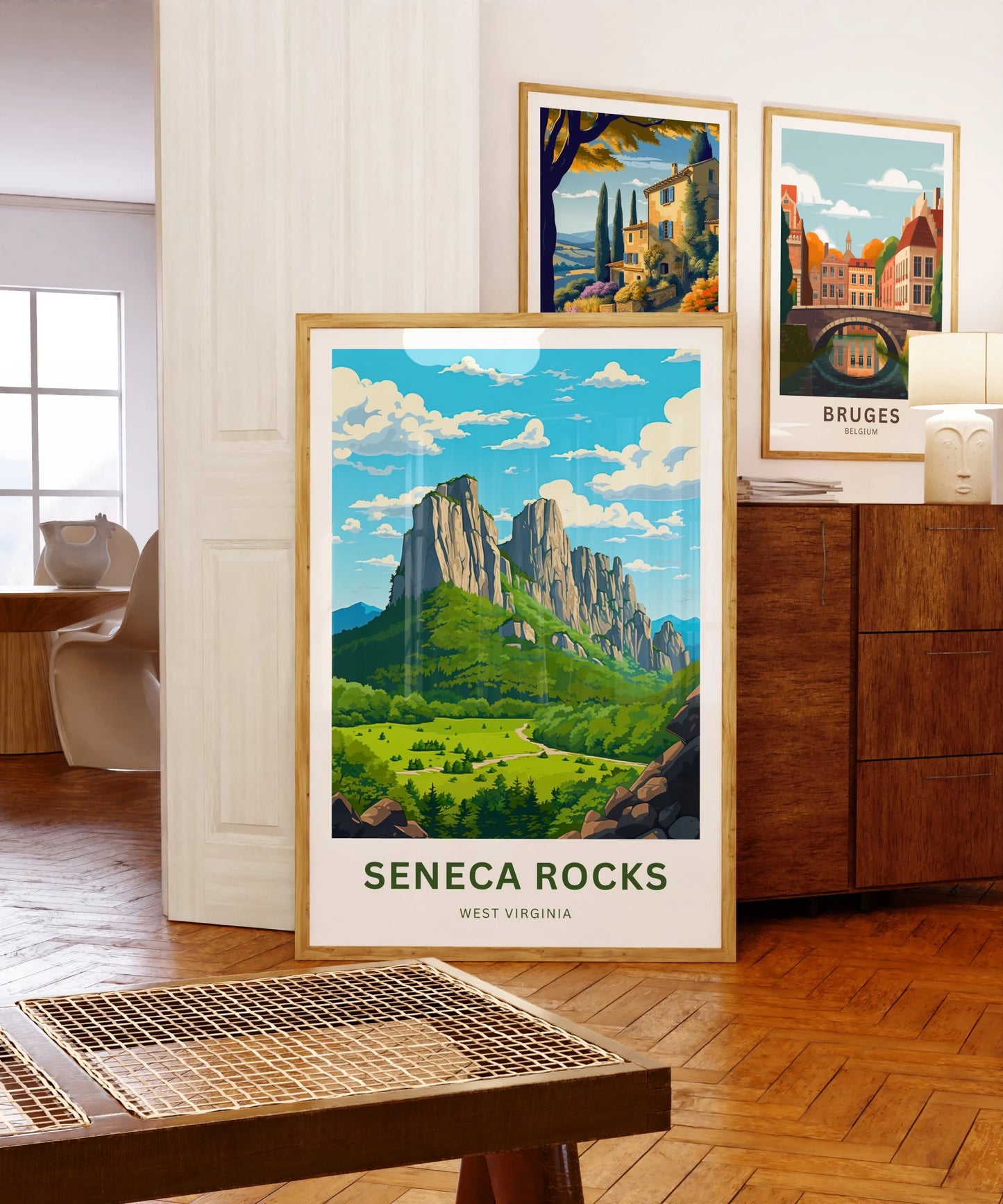 Seneca Rocks Travel Poster