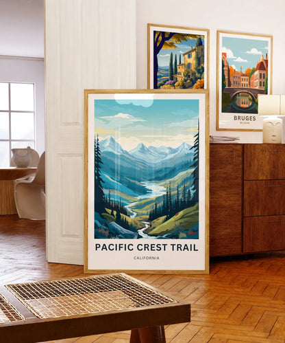 Pacific Crest Travel Poster