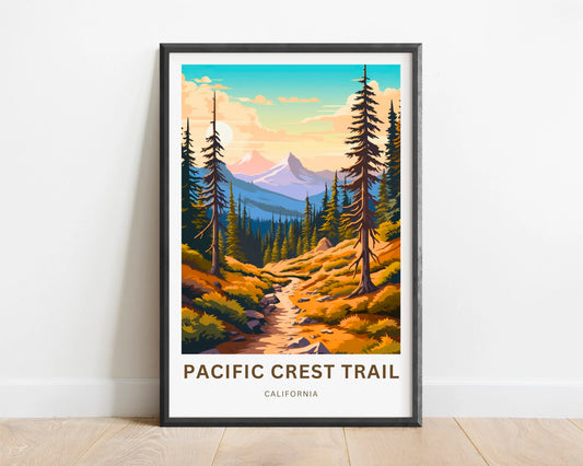 Pacific Crest Travel Poster