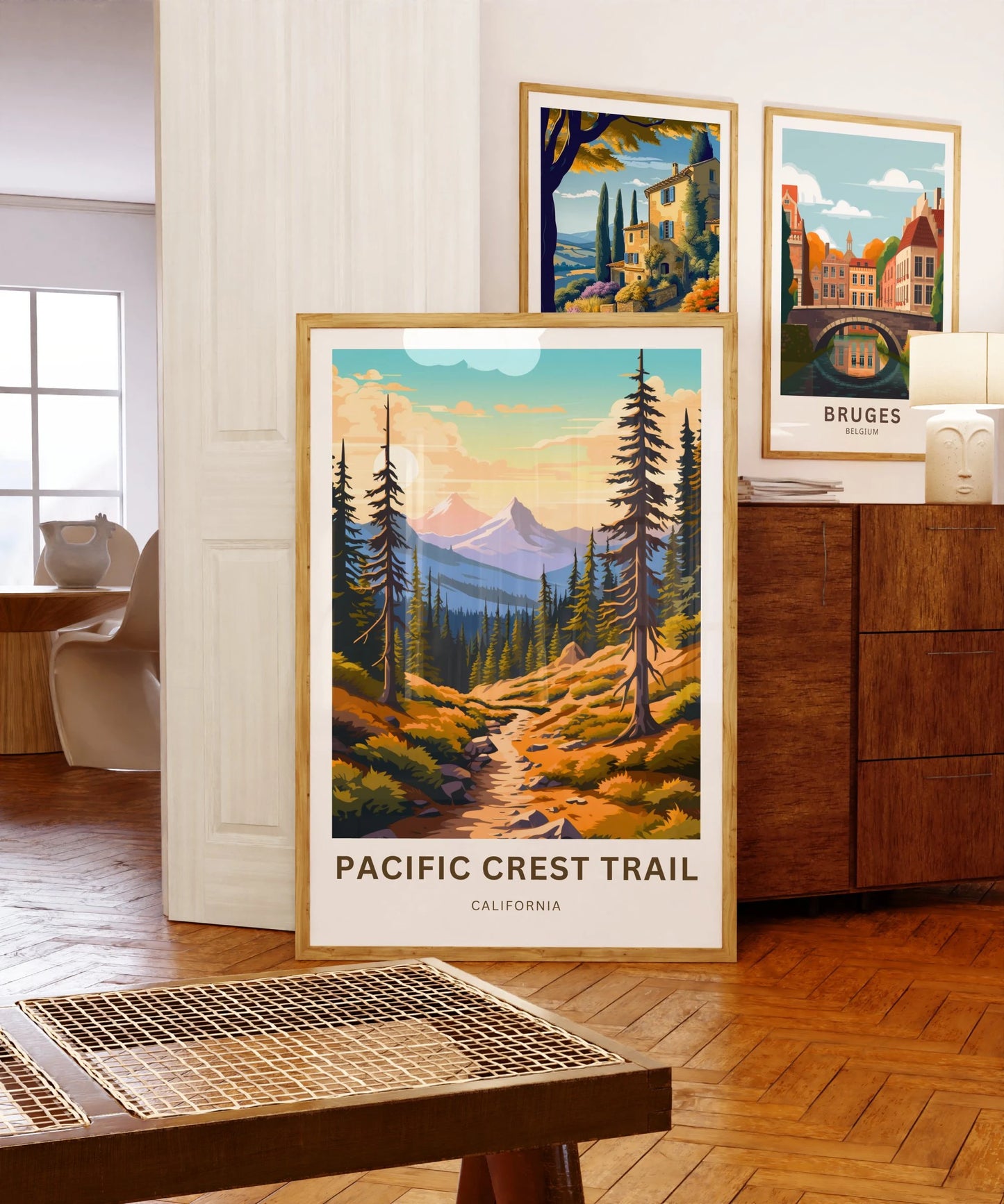 Pacific Crest Travel Poster