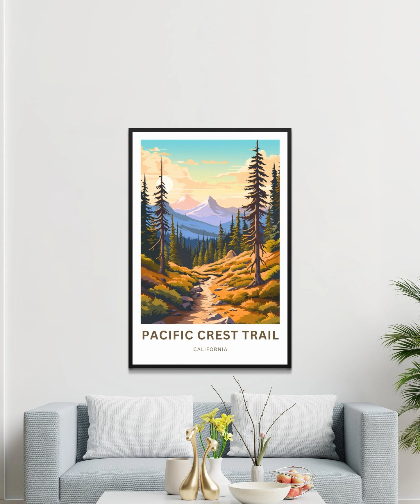 Pacific Crest Travel Poster