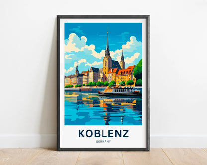 Koblenz Travel Poster