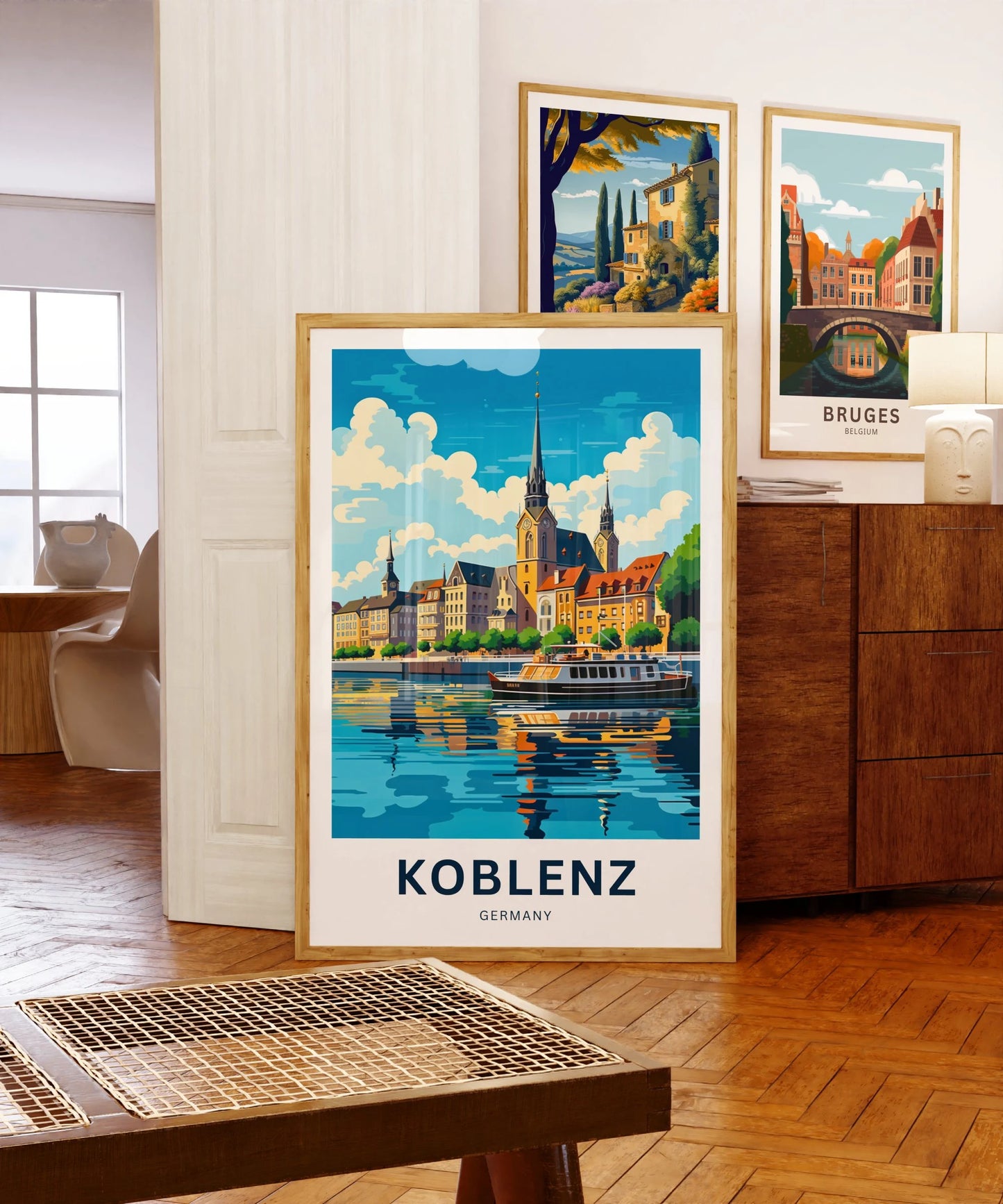 Koblenz Travel Poster