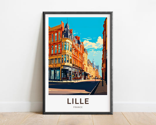 Lille Travel Poster