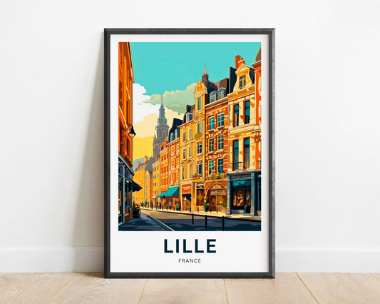 Lille Travel Poster