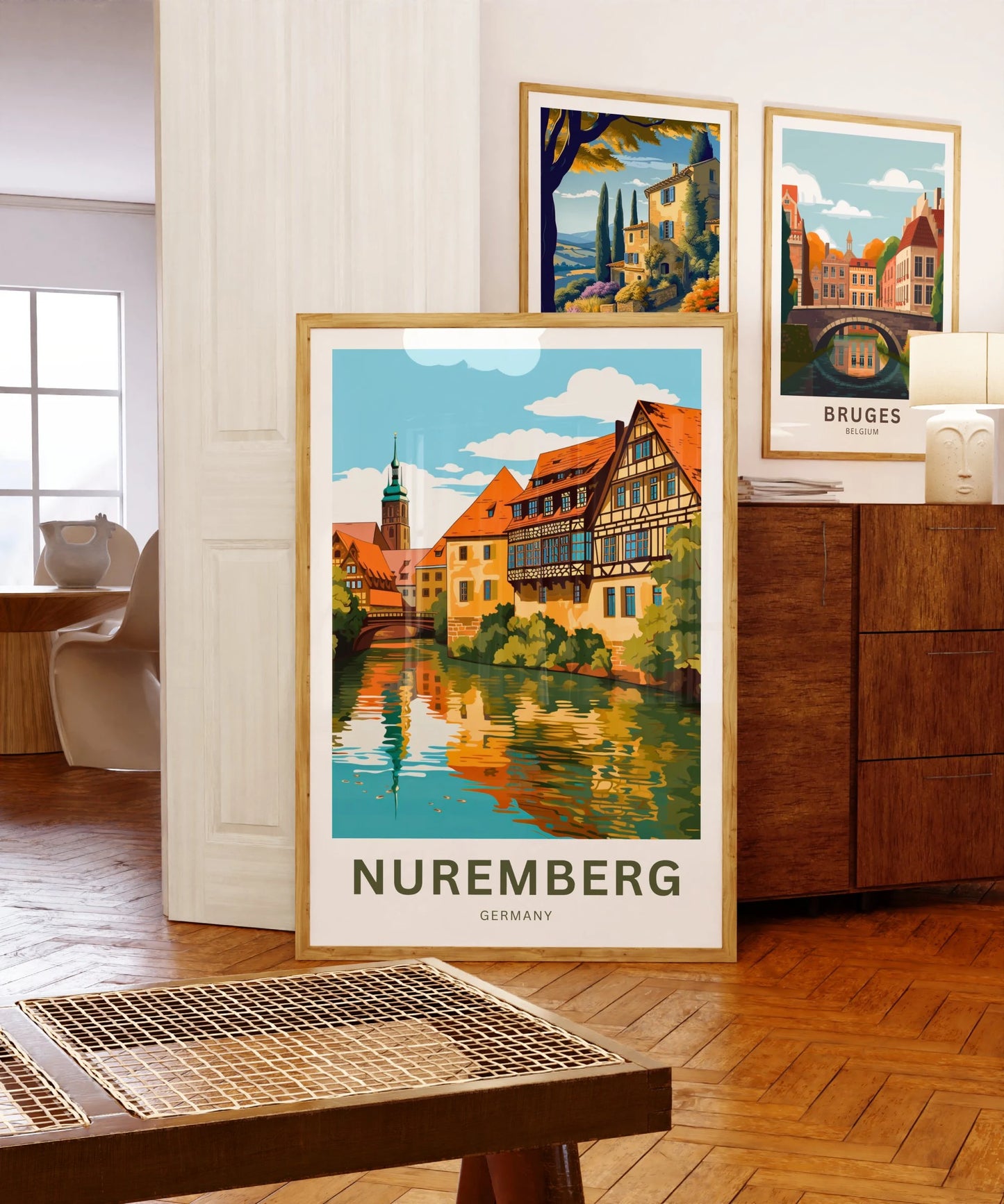 Nuremberg  Travel Poster