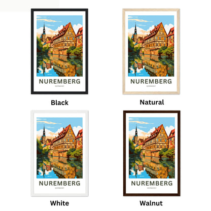 Nuremberg  Travel Poster