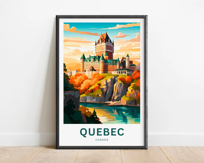 Quebec Travel Poster