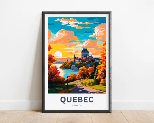 Quebec Travel Poster