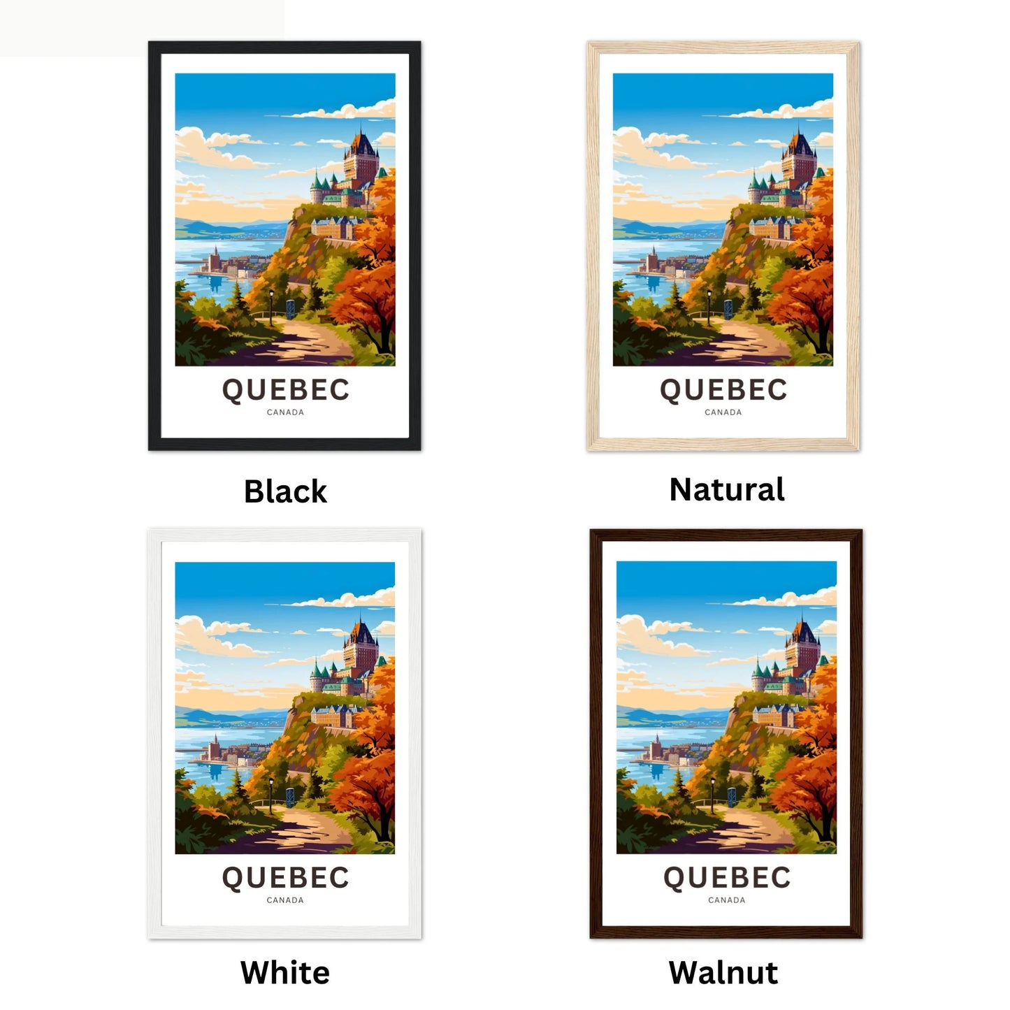 Quebec Travel Poster