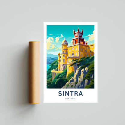 Sintra Travel Poster