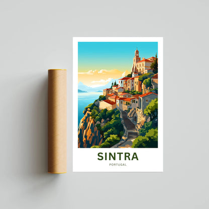 Sintra Travel Poster