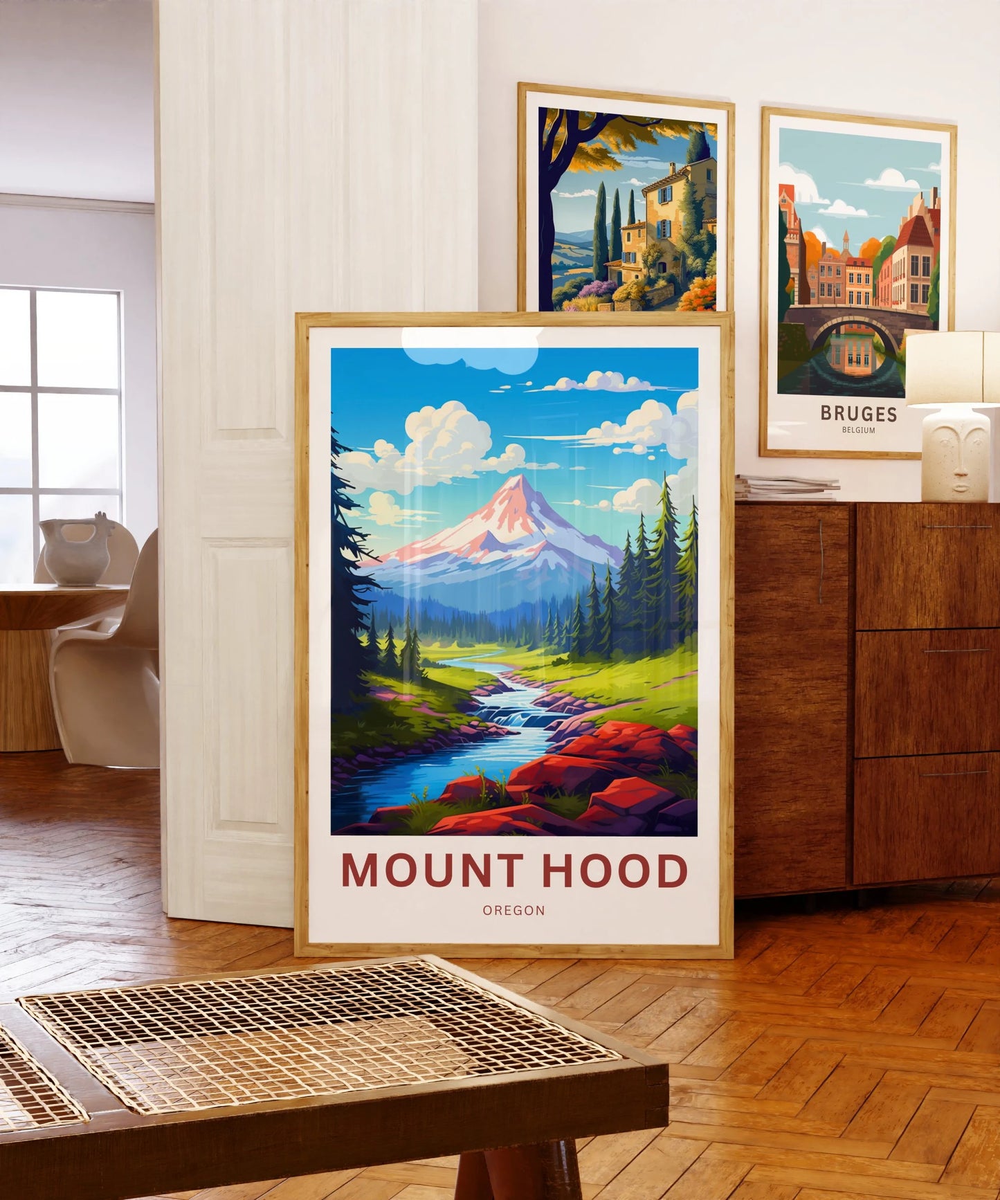 Mount Hood Travel Poster