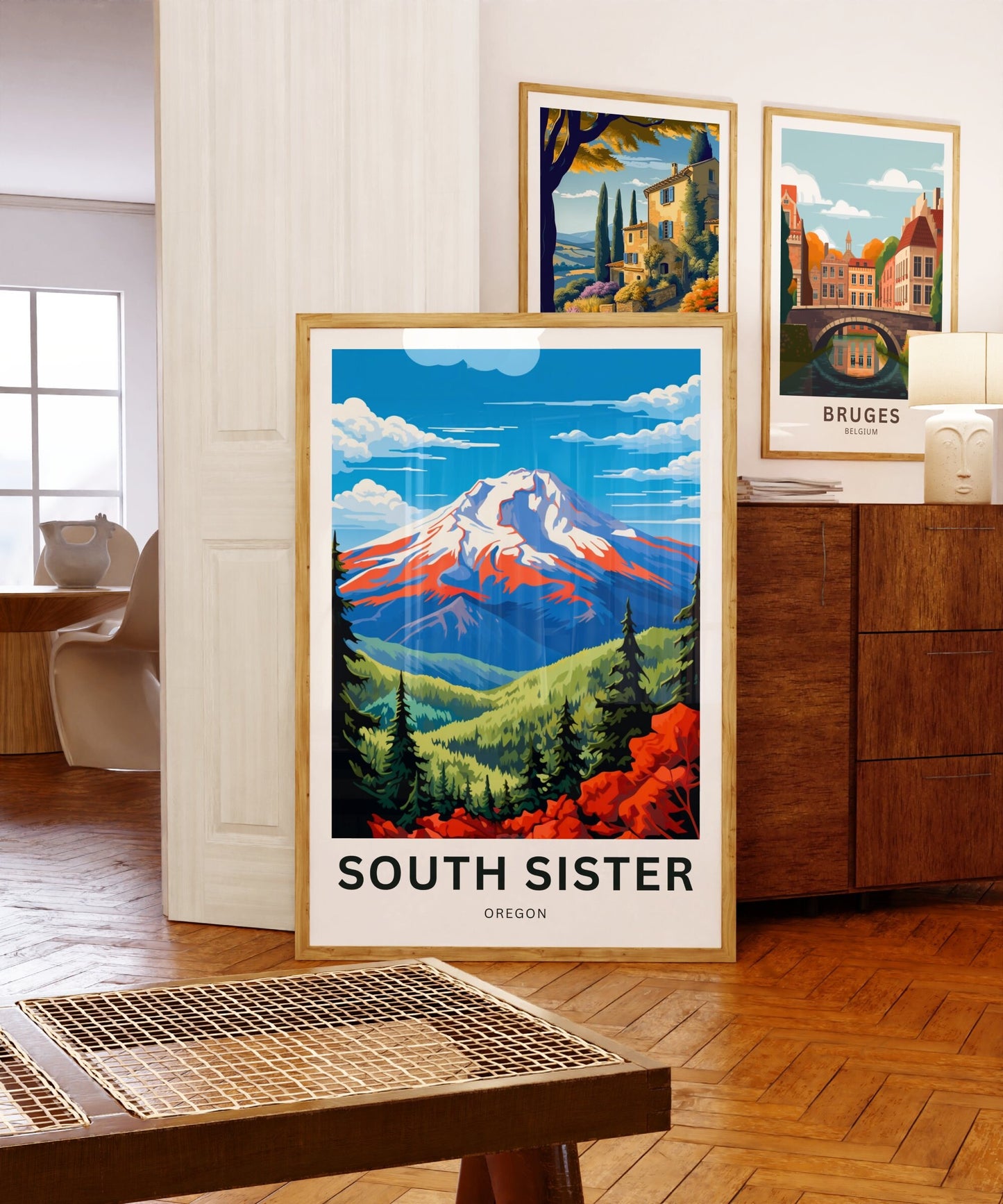 South Sister Travel Poster