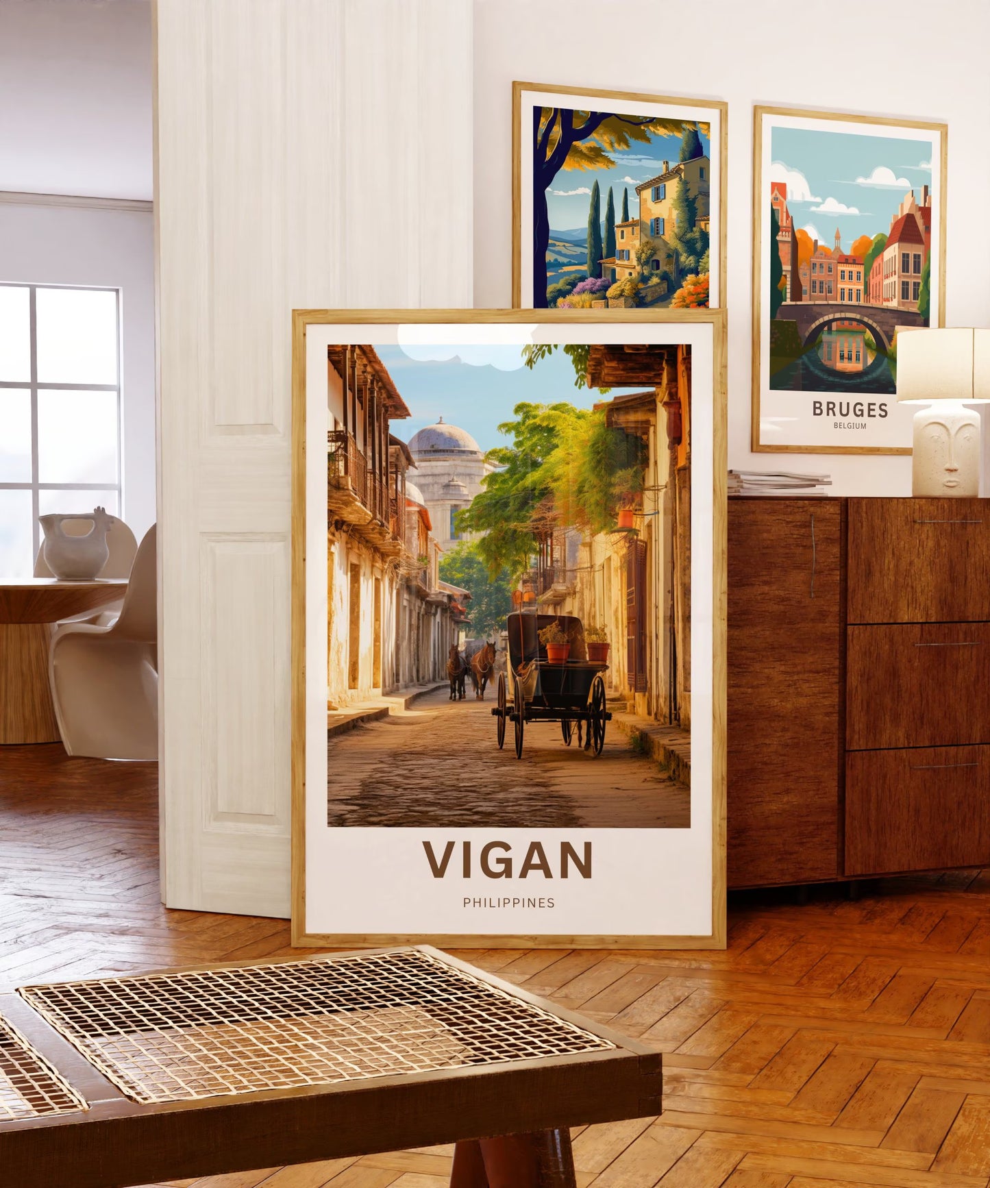 Vigan Travel Poster