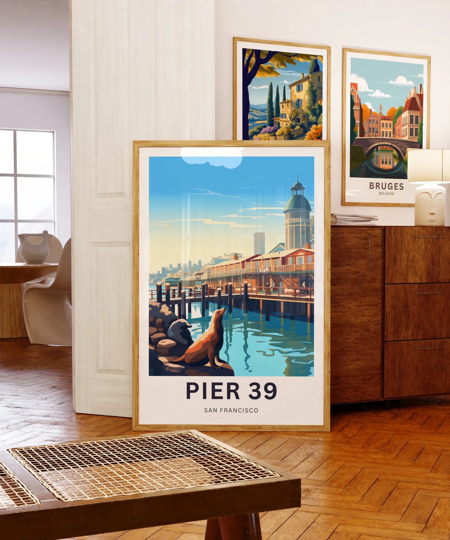 Pier 39 Travel Poster