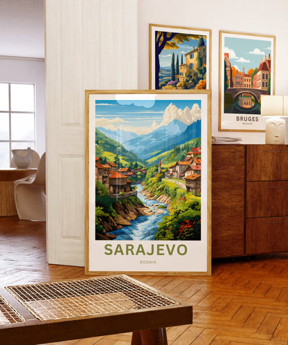 Saravejo Travel Poster