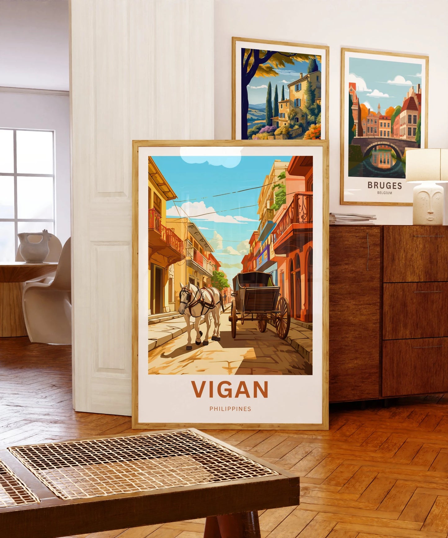 Vigan Travel Poster