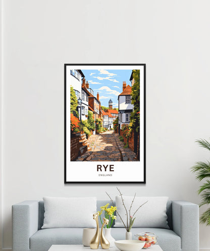 Rye Travel Poster