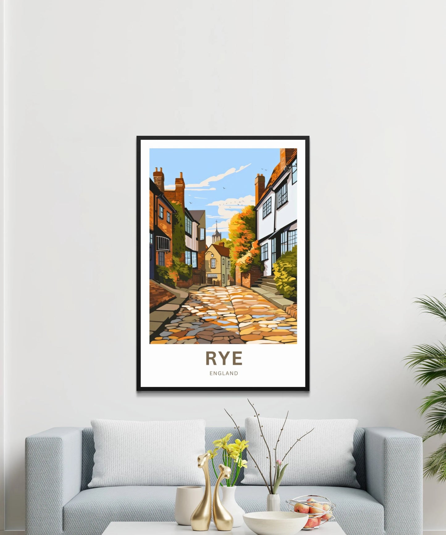 Rye Travel Poster