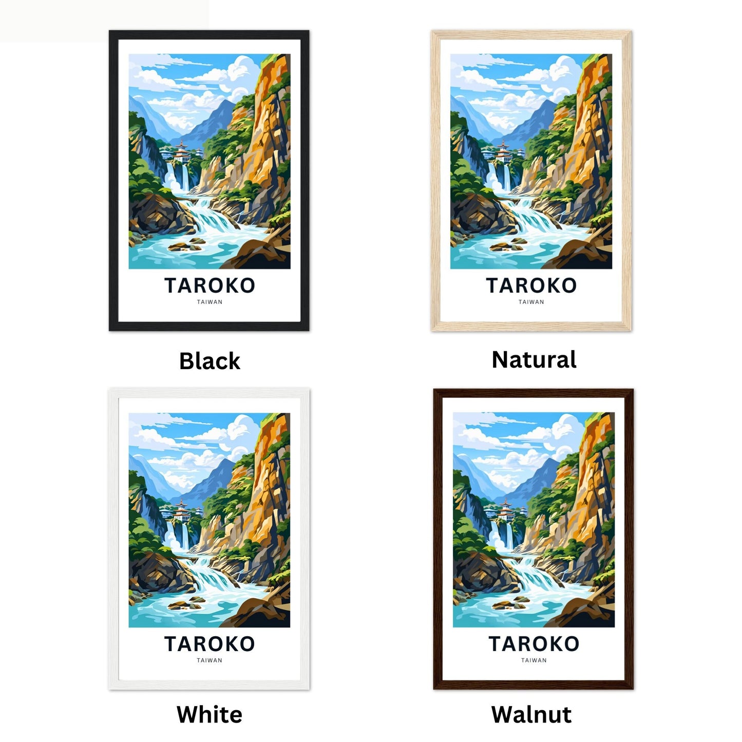 Taroko Travel Poster