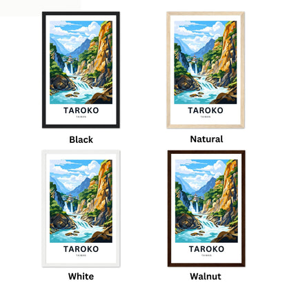 Taroko Travel Poster