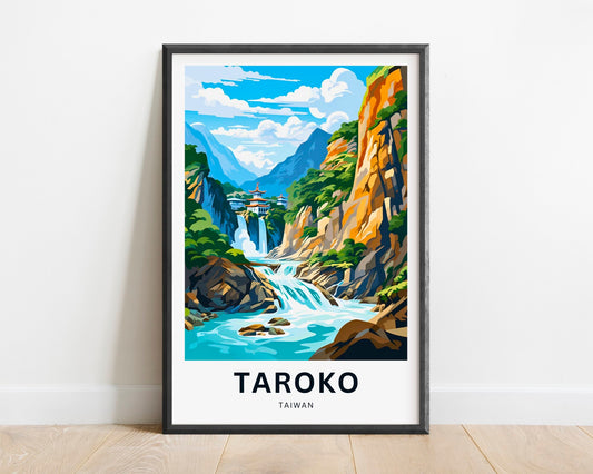 Taroko Travel Poster