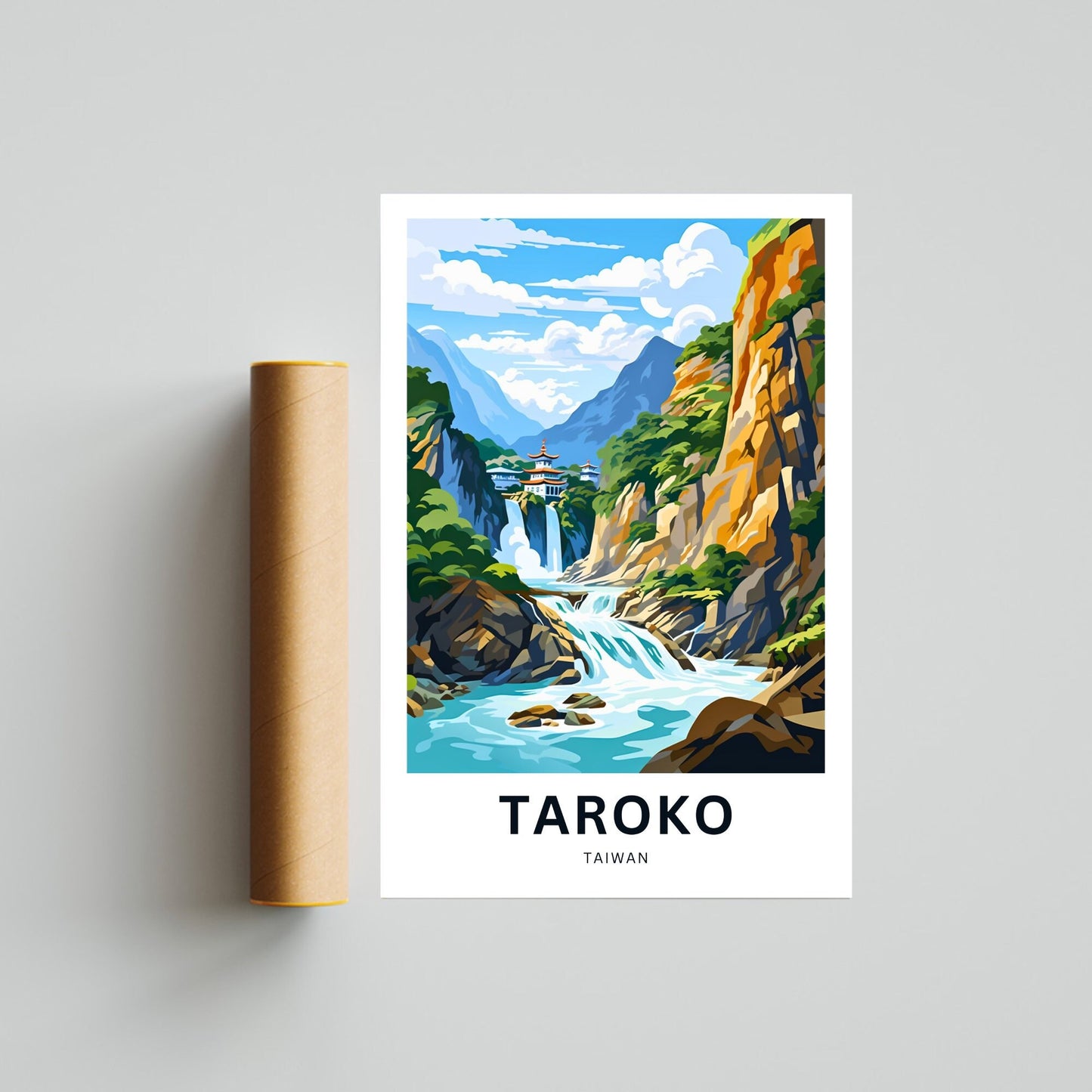 Taroko Travel Poster