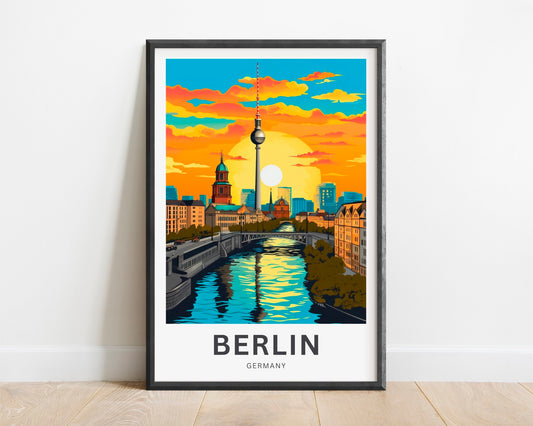 Berlin Travel Poster