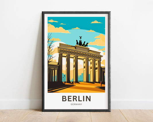 Berlin Travel Poster