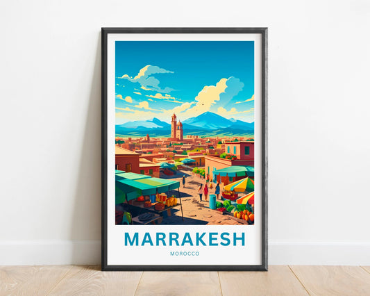 Marrakesh Travel Poster