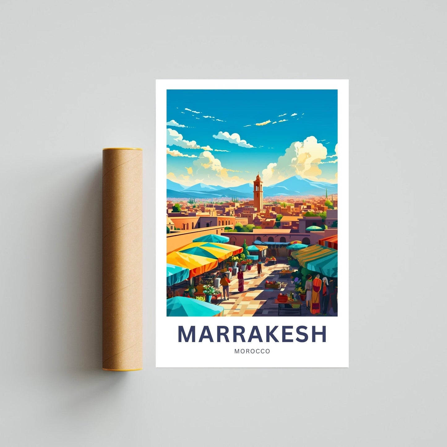 Marrakesh Travel Poster