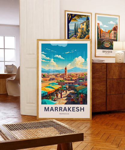 Marrakesh Travel Poster
