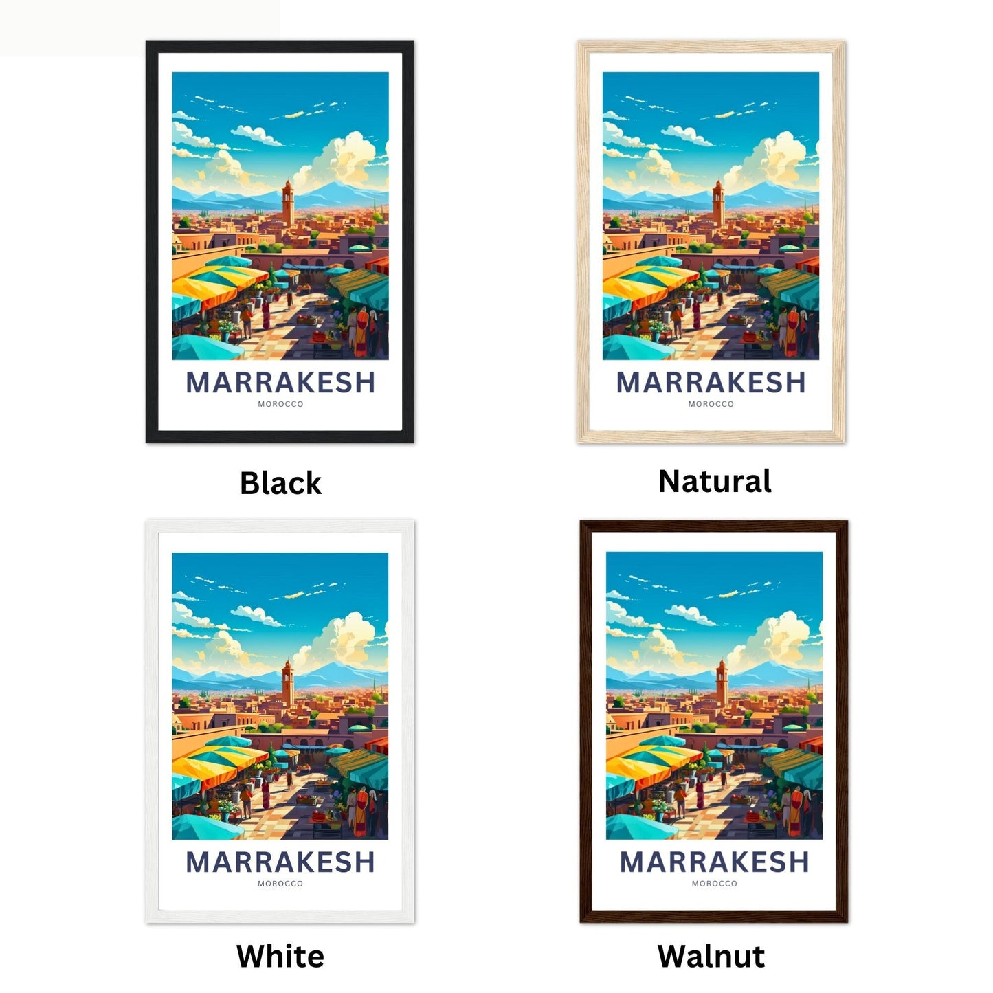 Marrakesh Travel Poster
