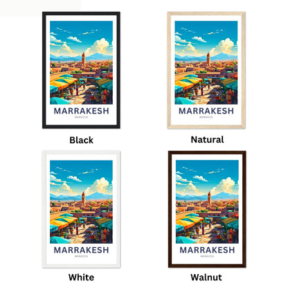 Marrakesh Travel Poster
