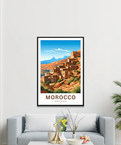 Morocco Travel Poster