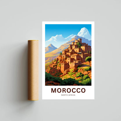 Morocco Travel Poster